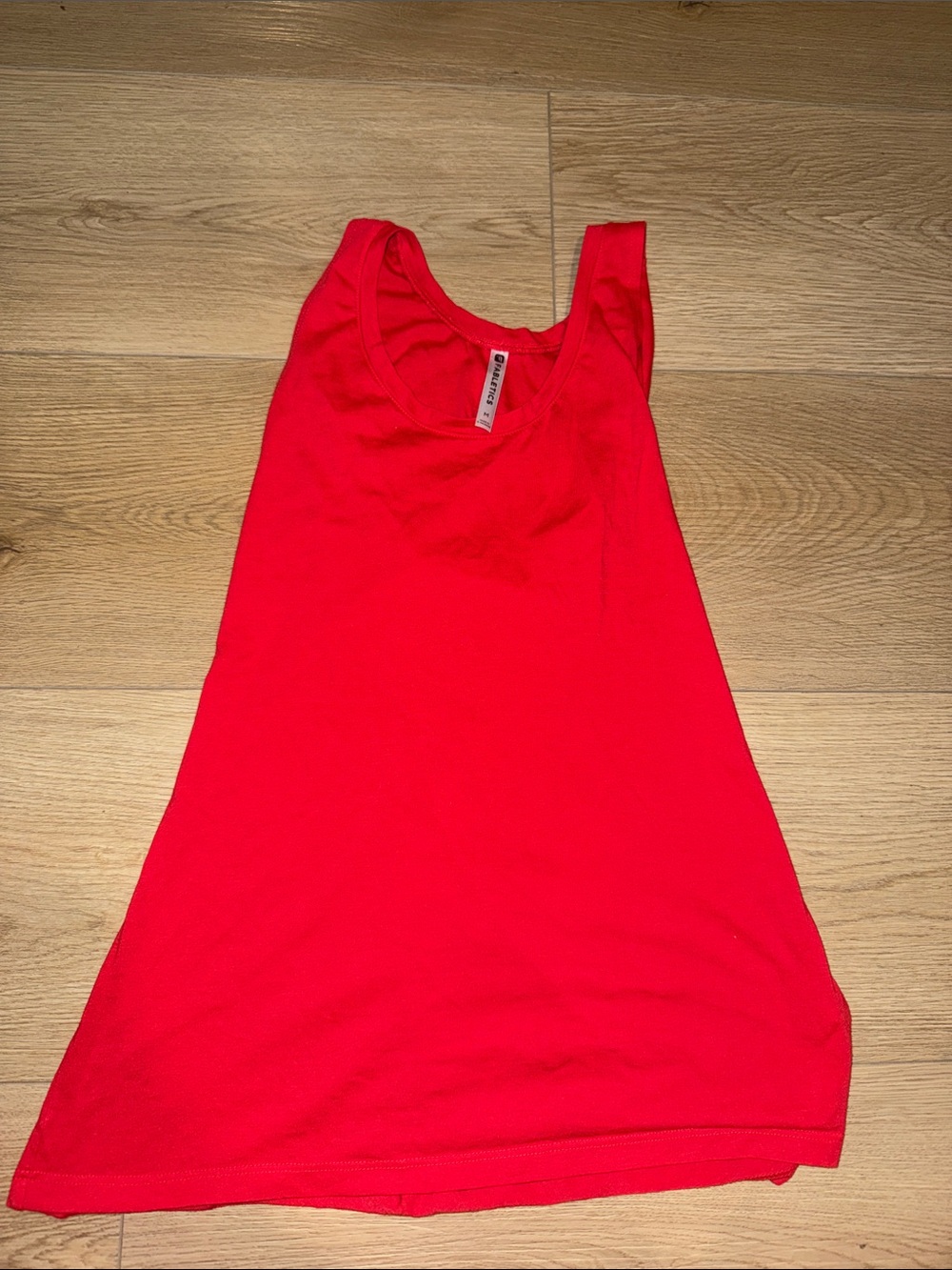 Fabletics Red Scoop Neck Tank